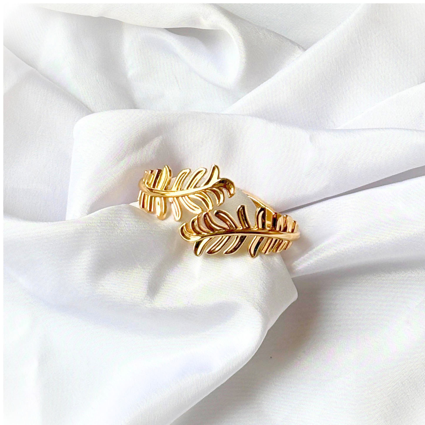 Golden Fern Cuff